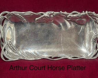 Arthur Court Horse Platter