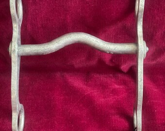 Vintage Crockett Horse Bit Aluminum Curb Bit