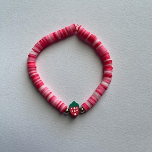Fruit charm customizable bracelet
