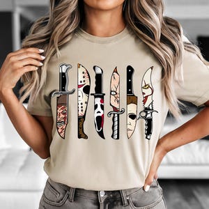 Halloween Scary Movies T-Shirt, 90s Horror Movie Shirt, Trick or Treat Tshirt, Spooky Season Shirt, Halloween Gifts, Horror Character Shirt,
