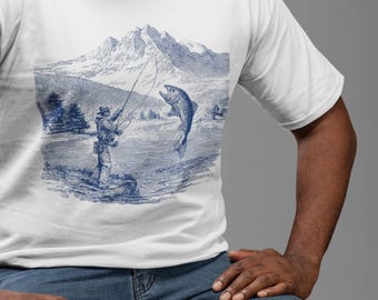 Vintage Fishing Shirt, Fishing Club T-Shirt, Retro Fisherman Tee, Outdoor Nature Graphic , Gift for Fisherman, Unisex Comfort Colors Shirt