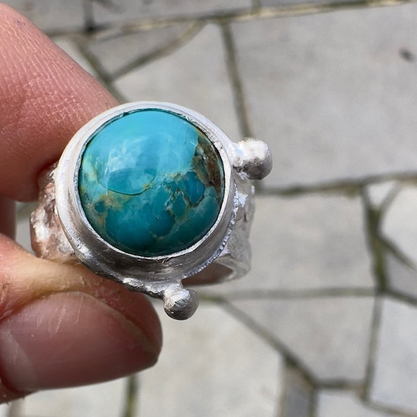 Turquoise Custom Made Artisan Rings