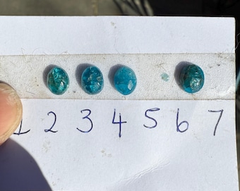 blue apatite gemstone stacking ring