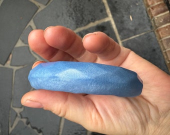 Blue Resin Bangle semi Matte