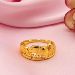 Bague éléphant en argent sterling 925 | Bracelet animal unisexe | cadeau pour amoureux des animaux