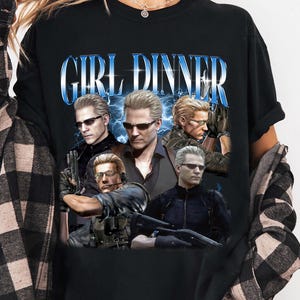 Albert Wesker Resident Evil T-Shirt: Retro Horror Video Game Tee