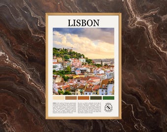 Lisbon Poster: Portugal Poster, Lisbon Print, Lisbon Paint, Lisbon Photo, Lisbon Wall Art, Lisbon Travel Poster, Lisbon Home Decor, Portugal