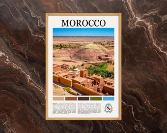 Morocco Poster: Morocco Print, Morocco Desert Paint, Morocco Photo, Morocco Wall Art, Morocco Travel Poster, Morocco Poster Print
