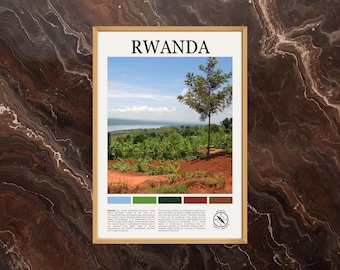 Rwanda Poster: Rwanda Print, Rwanda Paint, Rwanda Photo, Rwanda Wall Art, Rwanda Travel Poster, Rwanda Poster Print, Rwanda Home decor