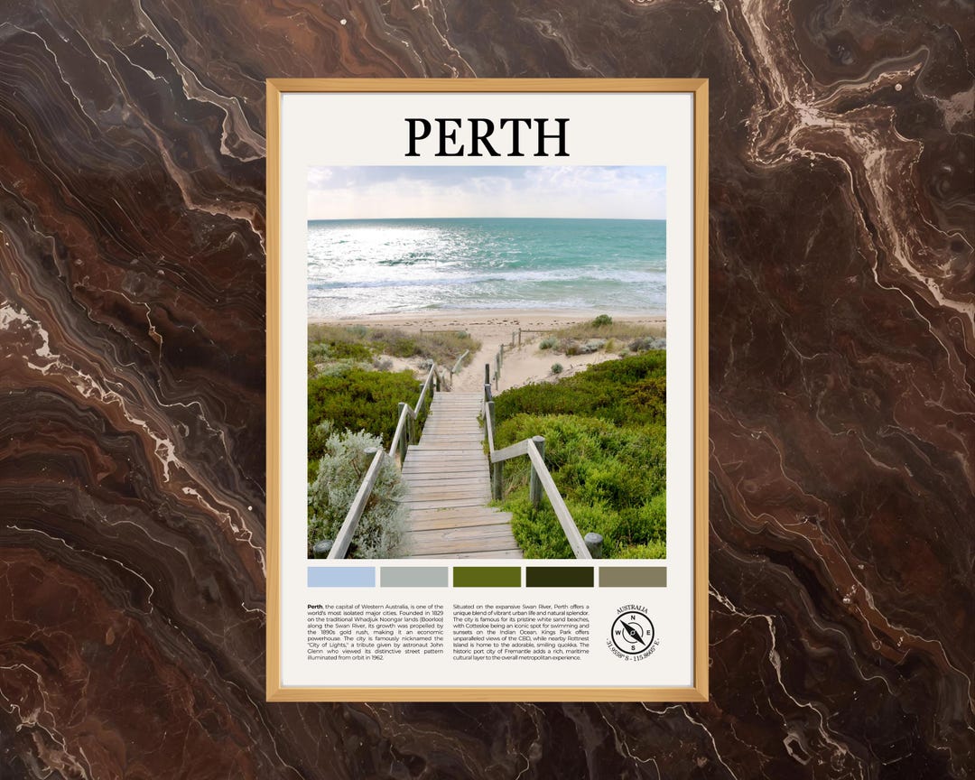 Perth Community Posters Perth Poster: Australia Poster, Perth Print, Perth Paint, Perth Photo ...