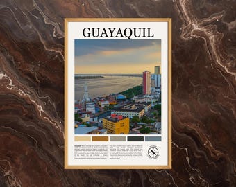 Póster de Guayaquil: Póster de Ecuador, Impresión de Guayaquil, Pintura de Guayaquil, Foto de Guayaquil, Arte mural de Ecuador, Impresión de póster de Ecuador, Viajes a Ecuador