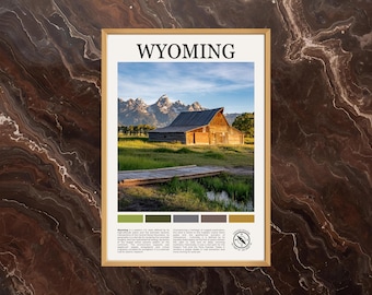 Grand Teton National Park Poster: Wyoming Poster, Wyoming Print, Wyoming Photo, Wyoming Wall Art, Wyoming Travel Poster, Wyoming Home Decor
