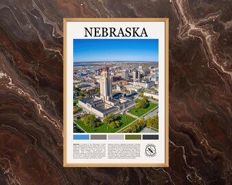 Nebraska Poster: Nebraska Print, Nebraska Paint, Nebraska Photo, Nebraska Wall Art, Nebraska Poster Print, USA