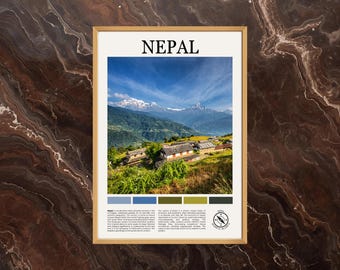 Nepal Poster: Nepal Print, Nepal Paint, Nepal Photo, Nepal Wall Art, Nepal Travel Poster, Nepal Poster Print, Nepal Home Decor, Nepal