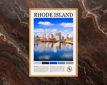 Rhode Island Poster: Rhode Island Print, Rhode Island Paint, Rhode Island Photo, Rhode Island State Poster, Rhode Island Poster Print