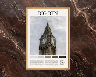 Big Ben Poster: Big Ben Print, Big Ben Paint, Big Ben Photo, London Poster, London Wall Art, London Poster Print, London Printable Poster