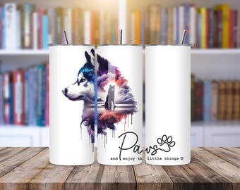 Yorkshire Terrier Stainless Tumbler • Yorkie Travel Mug • Pet Lover Coffee Gift