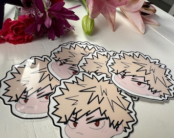 Bakugo handmade 3in waterproof sticker