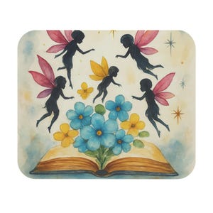 Whimsical Fairy Mouse Pad, Enchanted Decor for Home Office, Fantasy Gifts, Cute Desk Accessory, Magical Workspace