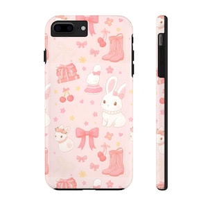 Cute Pastel Bunny Phone Cases - Perfect for Spring, Gifts for Animal Lovers, Fun Accessories for Kids and Teens, Easter Designs