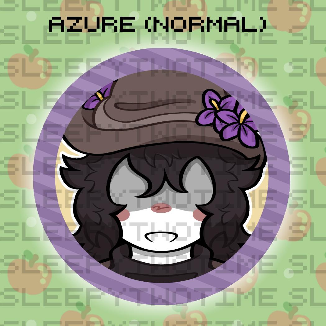 ヒスン　儚い　ラキドロ 2.25 Inch Roblox Forsaken Azure Pinback Buttons (RETIRED) - Etsy