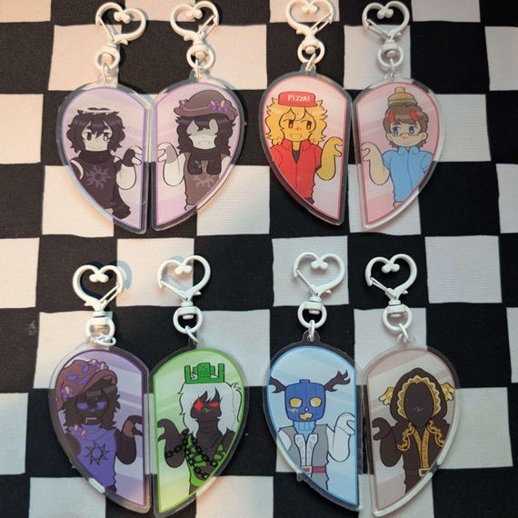 3 Inch Roblox Forsaken Ship Heart Keychains (RETIRED) - Etsy