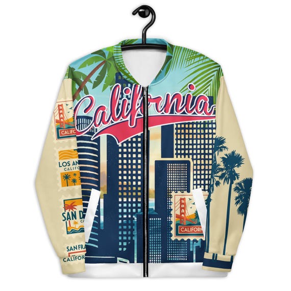 California Unisex Bomber Jacket