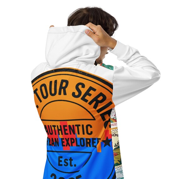 The Postmark Hoodie Unisex zip hoodie