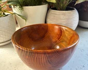 Handcrafted Vintage Wood Bowl