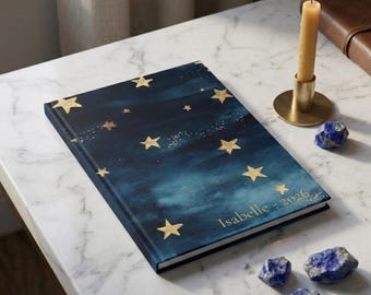 Atlas Sterrennachtdagboek | Gepersonaliseerde sterrendagboek | Cadeau voor astrologieliefhebber