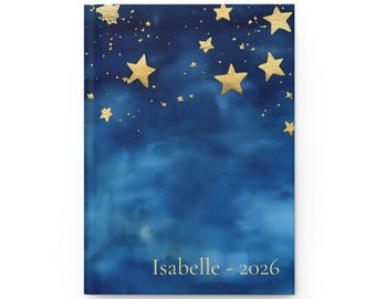 Orion Sterrennachtdagboek | Aangepast sterrenbeeld dagboek | Ruimtecadeau dames