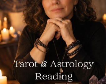 Tarot- en astrologielezing door Ada Celeste | Intuïtieve geboortekaart + tarot | Pdf