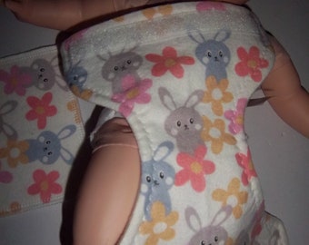 Baby Alive Minikane Miniland Doll Cloth Diaper/wipe - SPECIAL - FDDSM 20 Set - Size Sm - reusable adjustable
