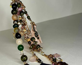 Custom Bag Charm Keychain (Handmade-to-order jewelry)