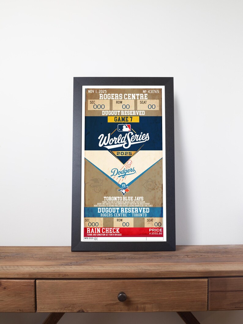 2025 World Series Ticket -