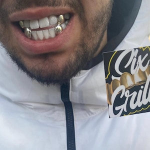 4x Sterling Silver 925 Grillz Any Teeth FREE UK Shipping!!