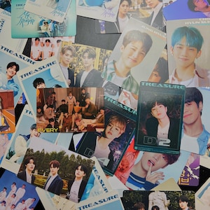 TREASURES PHOTOCARDS, kpop group Photocards, kpop lomocard, Kpop Bias photocards, kpop photocards, kpop merch, kpop gift, kpop prints