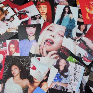 J.E.N.N.I.E Photocards, KPOP BIAS PHOTOCARDS, kpop lomocard, Kpop Bias photocards, random kpop photocards, kpop merch, kpop gift, kpop bias