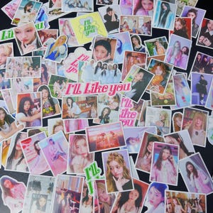 Illit STICKERS, KPOP BIAS assorted Kpop sticker mix, 25/50/75/100 assorted kpop sticker, kpop group sticker, kpop decal, kpop prints
