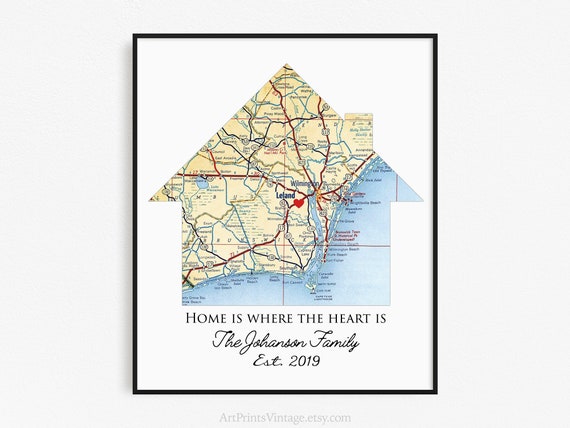 New Home Housewarming Gift, Our First Home, House Warming Gift,  Personalized New House Gift, New Homeowner Closing Gifts 