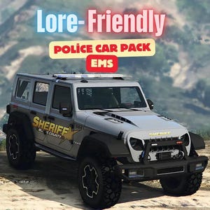 FiveM lore-friendly police car pack | Optimized RP sheriff - PD vehicles