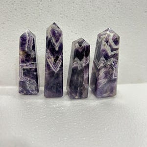 3 Inches Amethyst Tower , Natural Crystal Point , Home Decor Crystal , Healing Stone , Meditation Crystal, Purple Amethyst Obelisk , On Sale