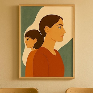 Inner Child Shadow Work Print – Healing Childhood Trauma Wall Art – Psychological Poster – Therapy Room Decor – Modern Mental Health Artwork