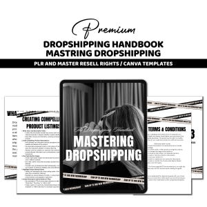Dropshipping Handbook Bundle | Beginner Guide | Ecommerce Starter Kit | Digital Business Canva