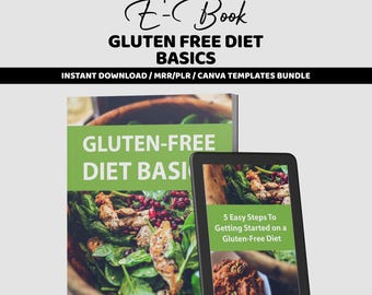 Guía básica para una dieta sin gluten: guía para principiantes, lista de alimentos, planificador de comidas y lista de compras