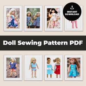 Paquete de patrones de costura para muñecas / Cose tu propia muñeca y conjuntos en PDF