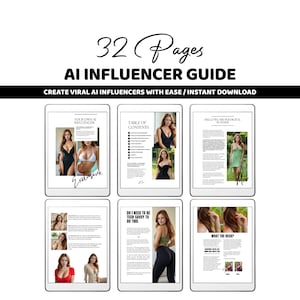 Guide till AI-influencers: Verktyg för tillväxt i sociala medier (PDF-nedladdning)