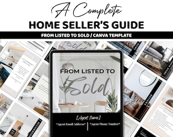 Real Estate Seller’s Guide Bundle | Home Selling Printables, Staging Checklist & Moving Planner PDF