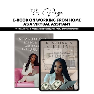 Work From Home as a Virtual Assistant Bundle | VA Starter Guide & Templates