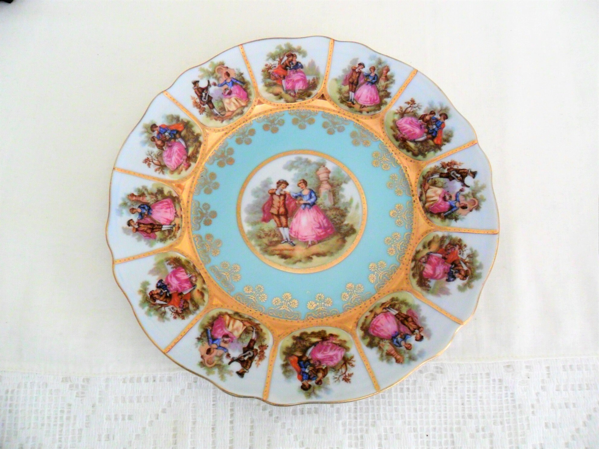 ビンテージ 西ドイツ製 Love story handpainted プレート 【公式通販】